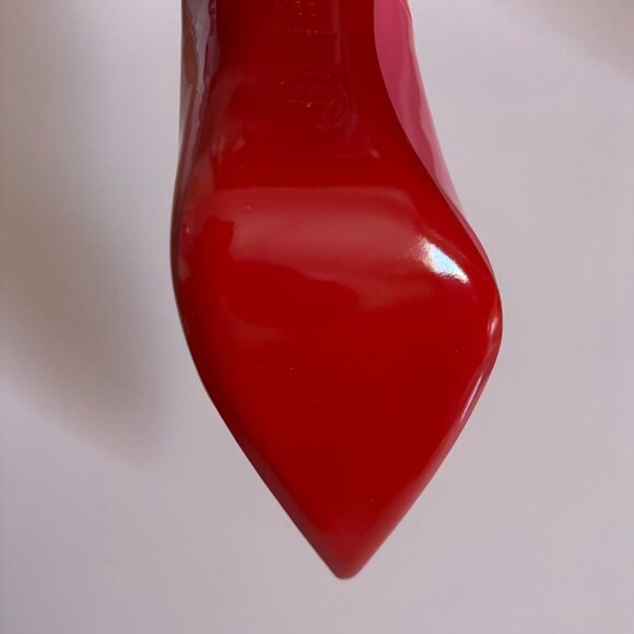 Christian Louboutin Women's Pink and Red Pumps - Picture 7 of 7